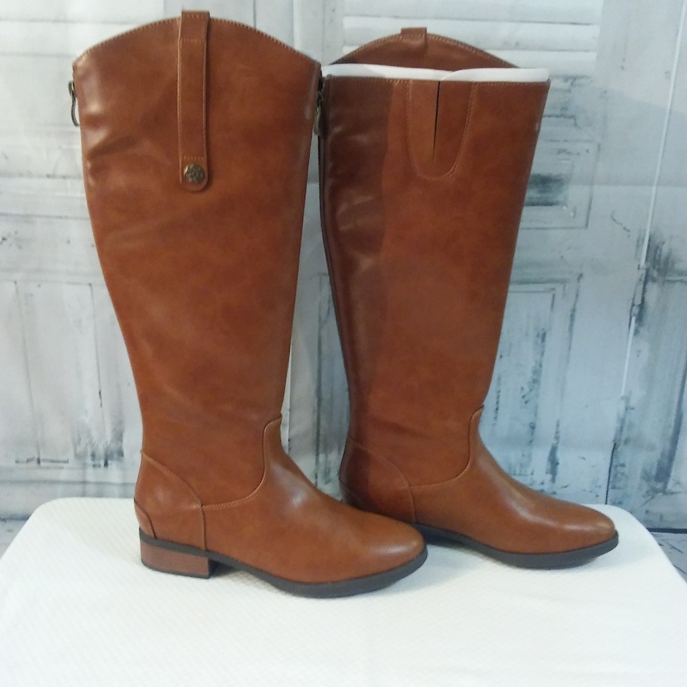 Xappeal Knee High Riding Boots Brown 7M